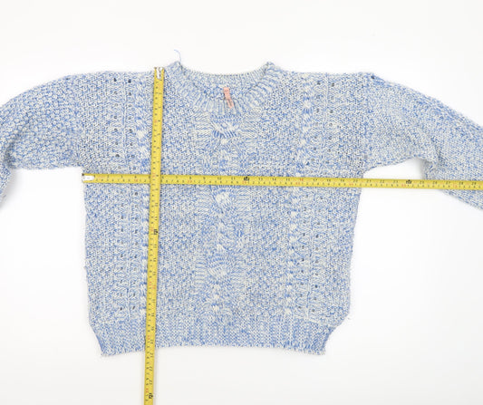 Womens UK Size M Sweewe Paris Blue Pullover Jumper
