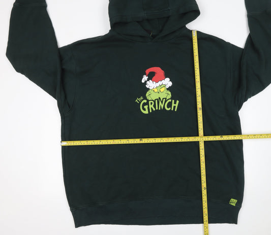 Mens UK Size 3XL The Grinch Green Pullover Hoodie