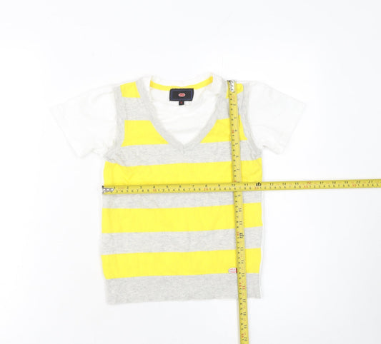 Boys UK Size 6 Years Bugatti Multicoloured Pullover T-Shirt