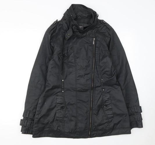 Womens UK Size 14 NEXT Black Military Jacket