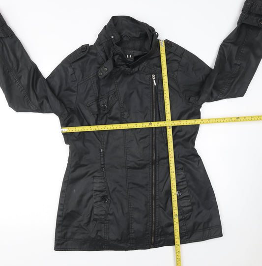 Womens UK Size 14 NEXT Black Military Jacket