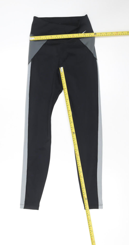 Womens UK Size XS Nike Slim Fit Compression Black Leggings