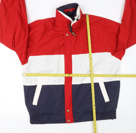 Gant Men's Multicoloured L Windbreaker Jacket Retro Style
