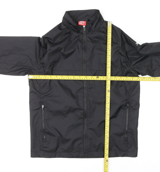 Boys UK Size 13 Years Slazenger Black Windbreaker Coat