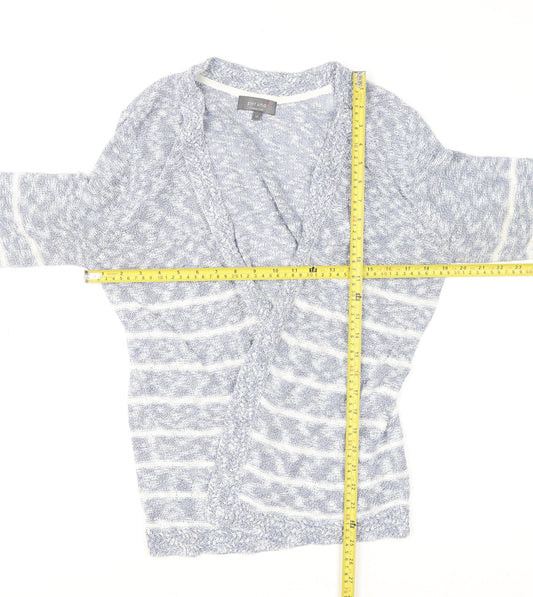 Womens UK Size 14 Marks and Spencer Blue Cardigan Jumper