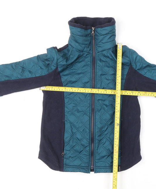 Girls UK Size 10-11 Years Fouganza Blue Full Zip Hoodie