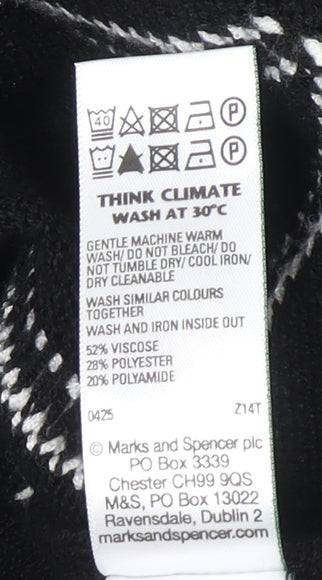 Girls UK Size 13-14 Years Marks and Spencer Black Cardigan Jumper