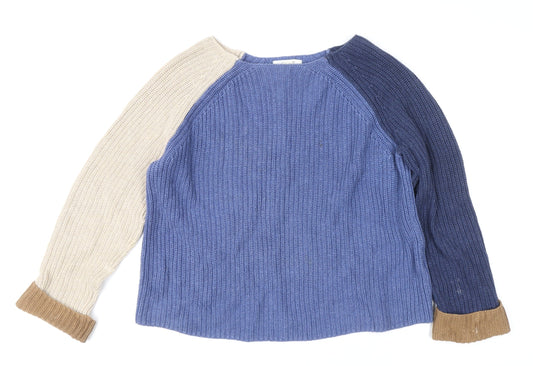 Womens UK Size 8 White Stuff Blue Pullover Jumper