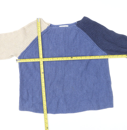 Womens UK Size 8 White Stuff Blue Pullover Jumper