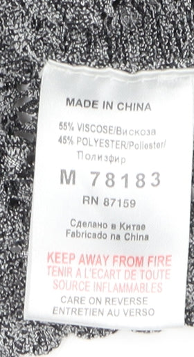 Womens UK Size M NEXT Grey Pullover Jumper