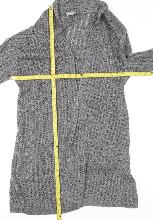 Womens UK Size L Marks and Spencer Grey Cardigan Jumper