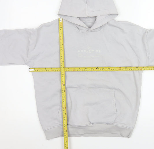 Boys UK Size 11-12 Years Marks and Spencer Grey Pullover Hoodie