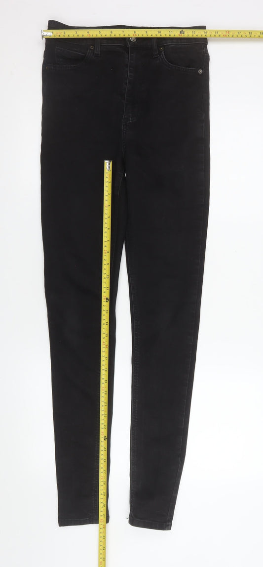 Womens UK Size 30 ASOS Slim Fit Skinny Black Jeans