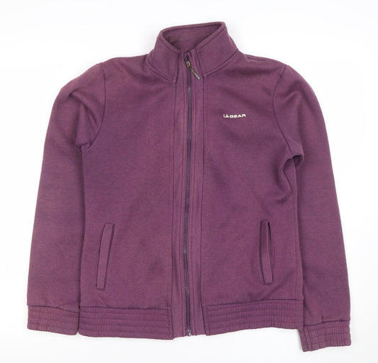 Womens UK Size 10 LA Gear Purple Basic Jacket