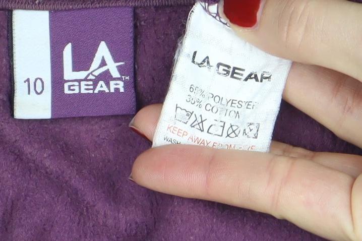 Womens UK Size 10 LA Gear Purple Basic Jacket