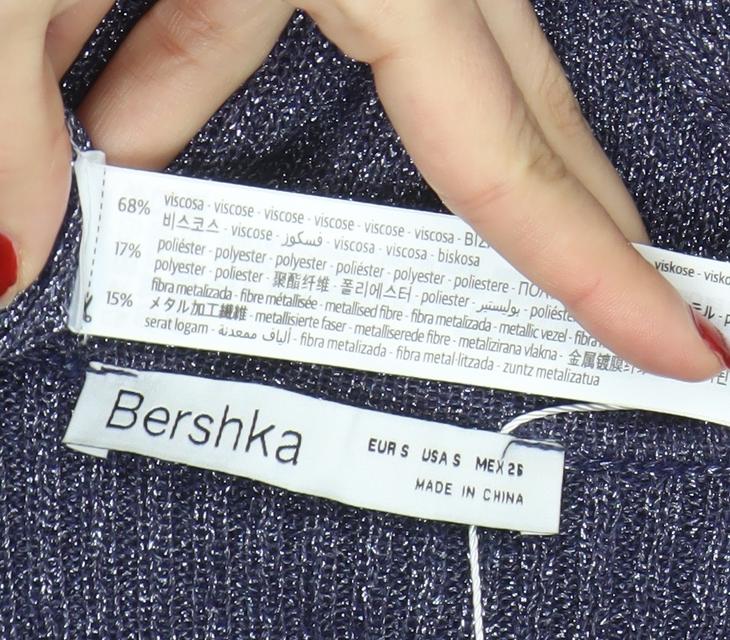 Womens UK Size S Bershka Bodycon Dress