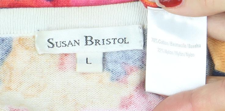 Womens UK Size L Susan Bristol Multicoloured Basic Button-Up