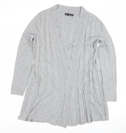 Womens UK Size S David Emanuel Grey Cardigan Jumper