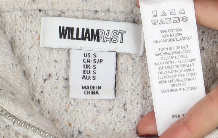 Womens UK Size S William Rast Beige Pullover Jumper