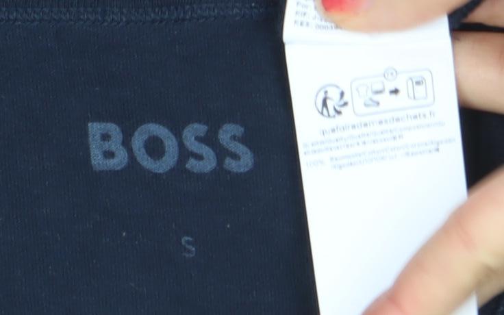 Mens UK Size S Boss Blue T-Shirt
