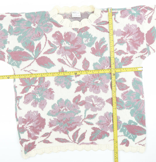 Womens UK Size L Gaelic Collection by Liam Williams Multicoloured Pullover Jumpe