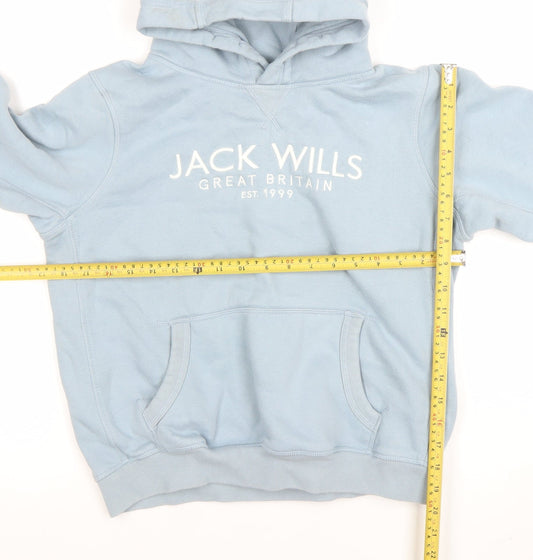 Boys UK Size 12-13 Years Jack Wills Blue Pullover Hoodie