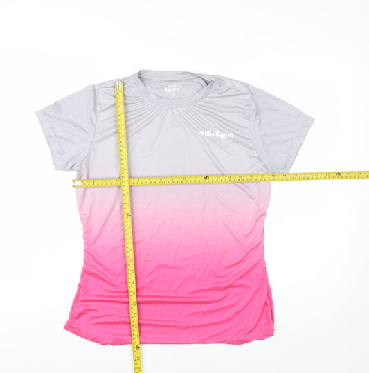 Womens UK Size M millie & gym Pink Gym & Training Running & Jogging Yoga T-Shirt