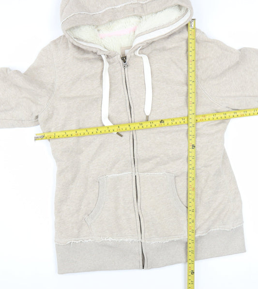 Womens UK Size 14 H&M Beige Basic Jacket