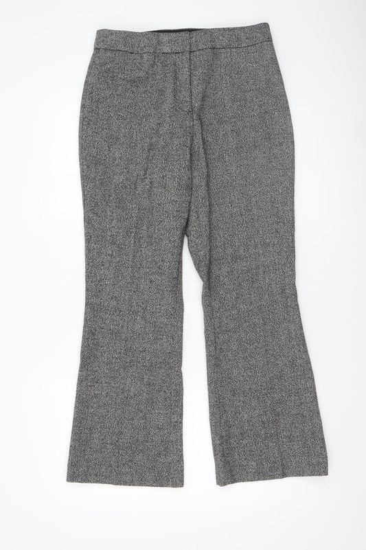 Womens UK Size 8 H&M Slim Fit Business Formal Workwear Grey Trousers