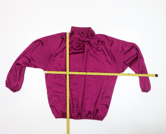 Womens UK Size S Pala D’Oro Purple Tunic Blouse