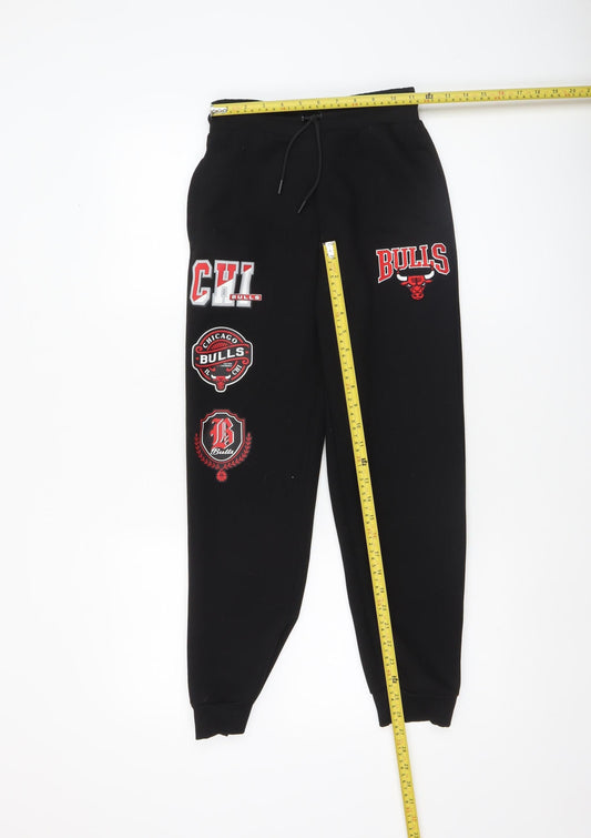 Boys UK Size 11-12 Years NBA Regular Fit Jogger Black Trousers