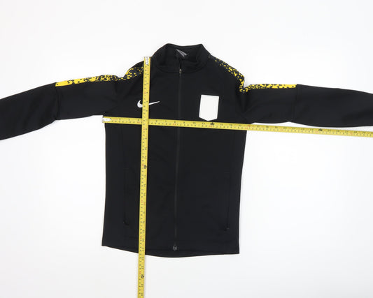 Boys UK Size 10-12 Years Nike Black Track Jacket
