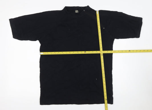 Mens UK Size XL AID Black T-Shirt