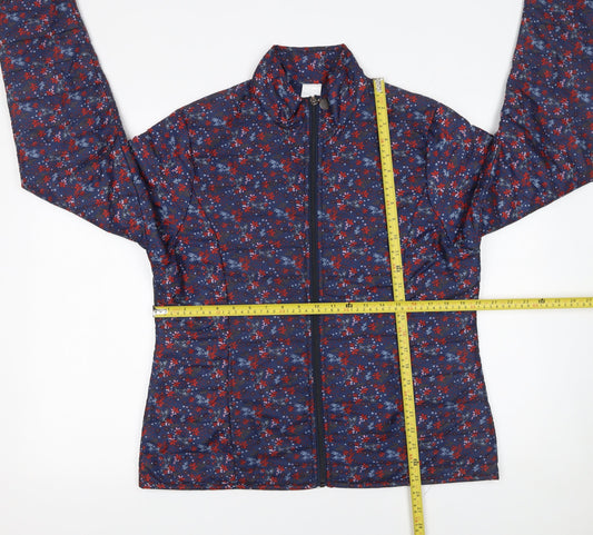 Womens UK Size M Anne de Lancay Blue Puffer Jacket
