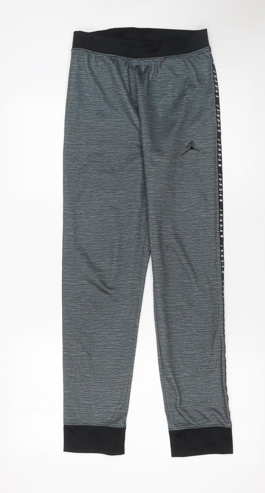 Boys UK Size 12-13 Years Jordan Regular Fit Jogger Grey Trousers