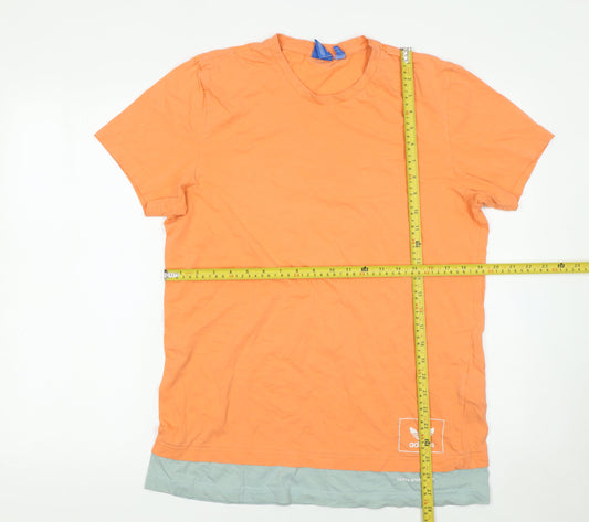 Mens UK Size L adidas Orange T-Shirt
