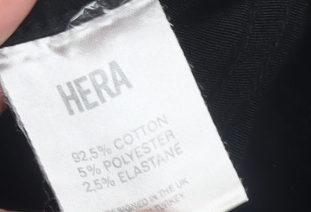 Mens UK Size 34L Hera Slim Fit Skinny Black Jeans