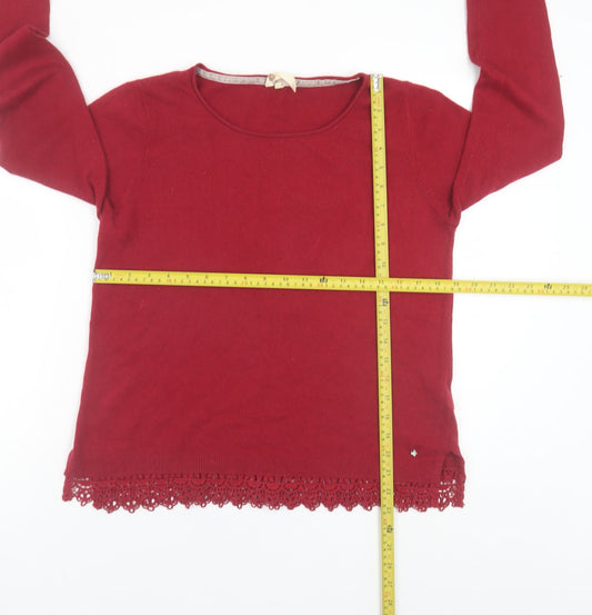 Womens UK Size 12 White Stuff Red Pullover Jumper