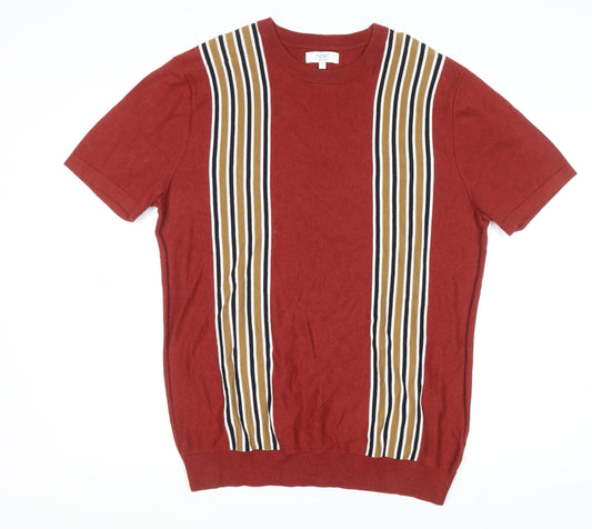 Womens UK Size L NEXT Red Basic T-Shirt