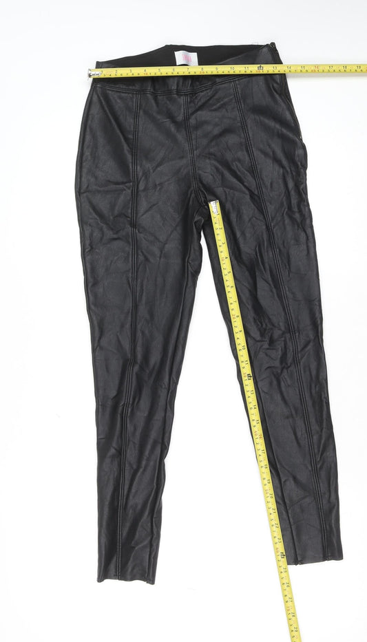 Womens UK Size 10 Savida Slim Fit Leggings Black Trousers