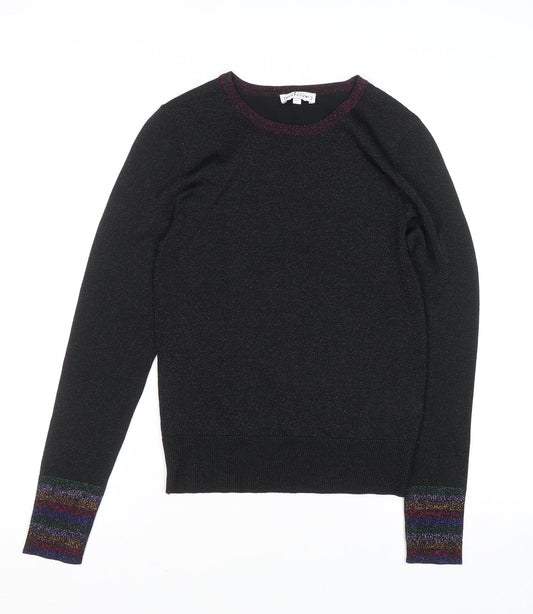Womens UK Size 12 Warehouse Black Pullover Jumper