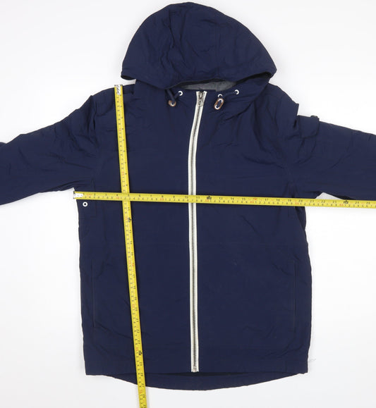 Mens UK Size S NEXT Blue Windbreaker Coat
