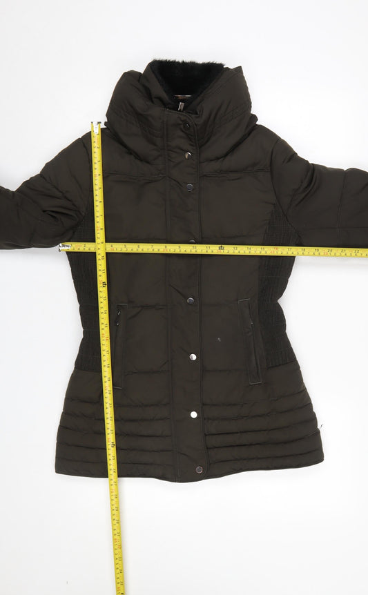 Womens UK Size 8 Hobbs Black Puffer Jacket