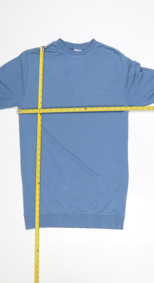 Womens UK Size XS H&M Blue Pullover Sweatshirt