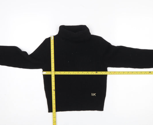 Womens UK Size 2XS Michael Kors Black Pullover Jumper