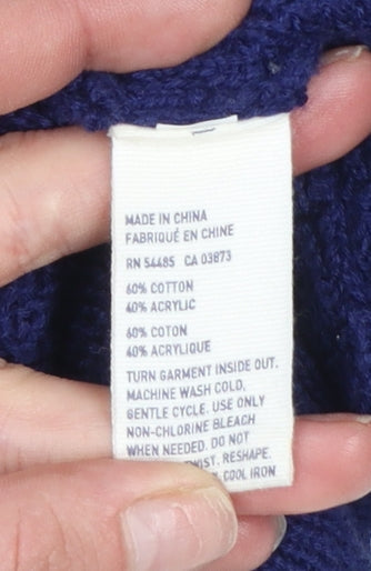 Womens UK Size L American Eagle Outfitters Blue Cardigan Jumper