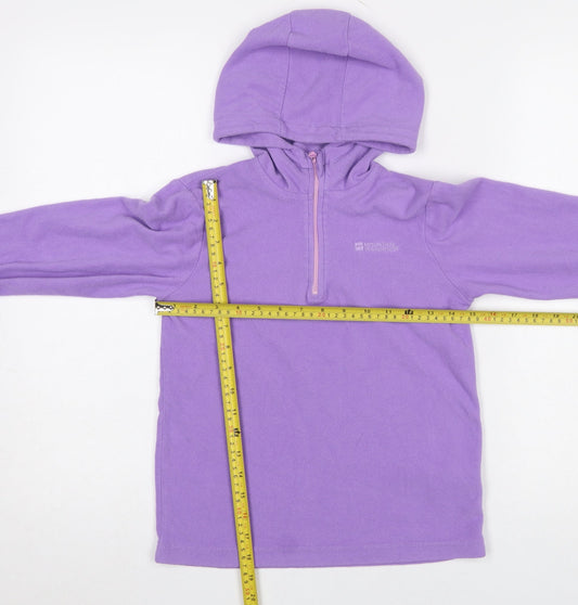 Girls UK Size 9-10 Years Mountain Warehouse Purple Pullover Hoodie