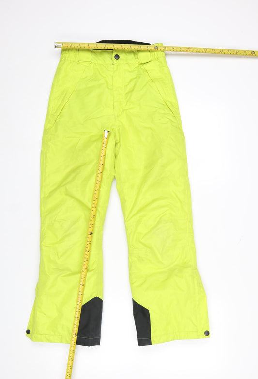 Boys UK Size 9-10 Years Crane Regular Fit Snow Pants Yellow Trousers