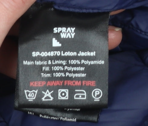 Boys UK Size 12-13 Years Sprayway Blue Puffer Jacket