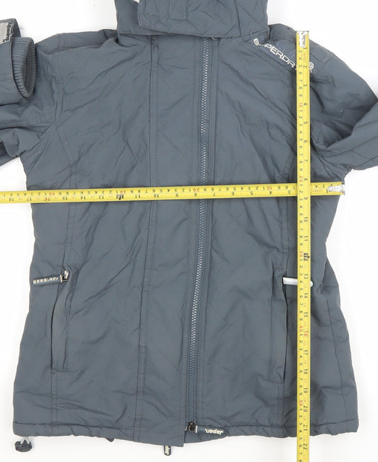 Mens UK Size S Superdry Grey Puffer Jacket